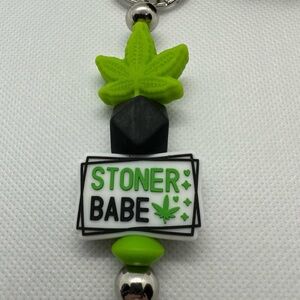 Handmade beaded keychain